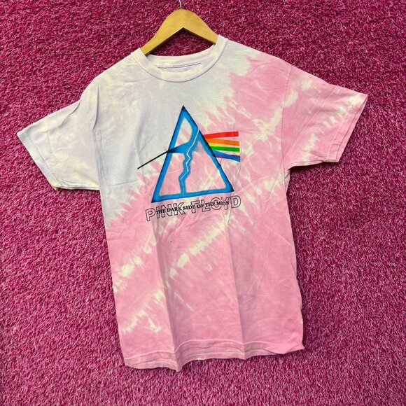 Pink Floyd The Dark Side of the Moon Album Rock Tie Dye M - Picture 3 of 5